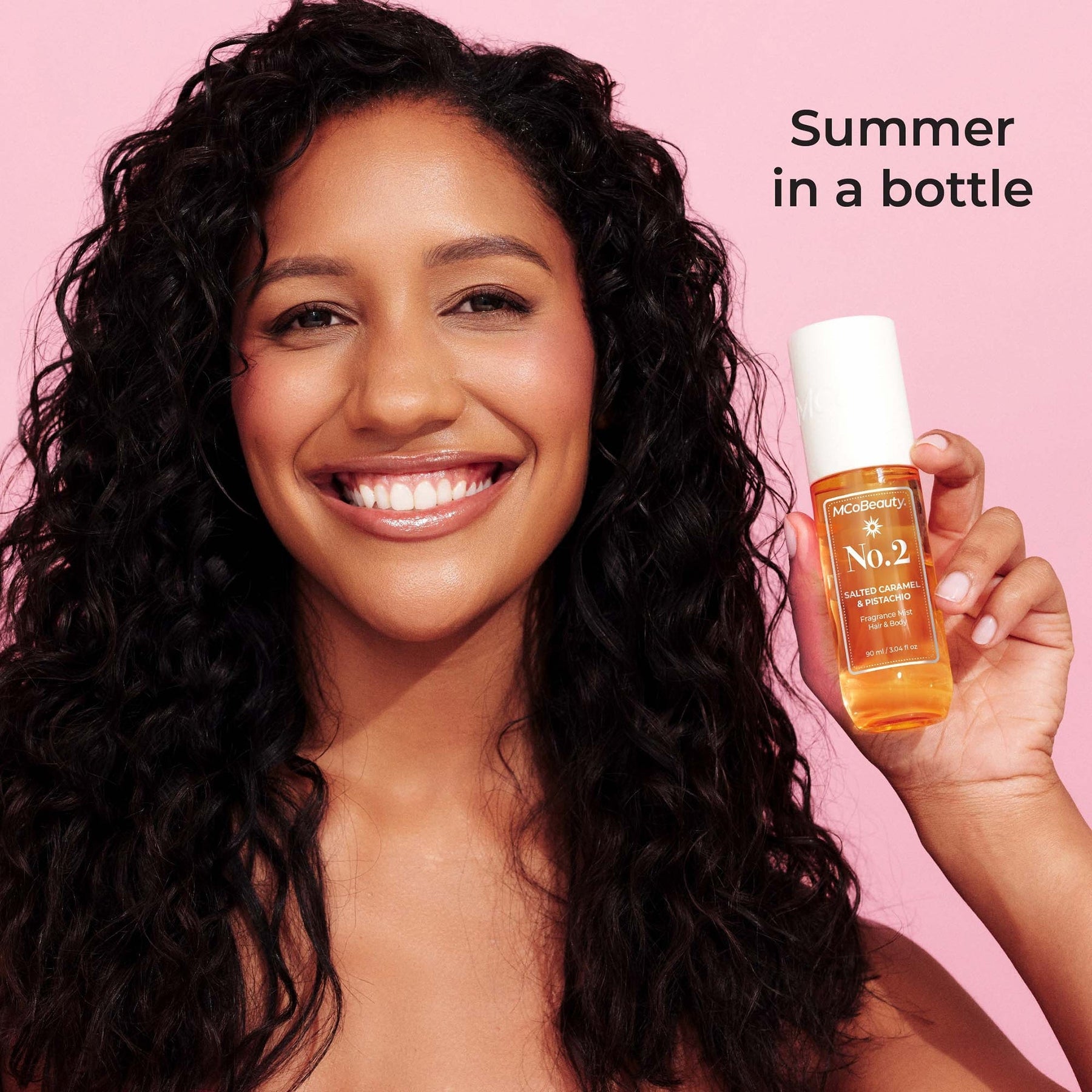 MCoBeauty MCoBeauty Fragrance Mist Hair & Body 90ml - No.2 Salted Caramel & Pistachio Fragrance
