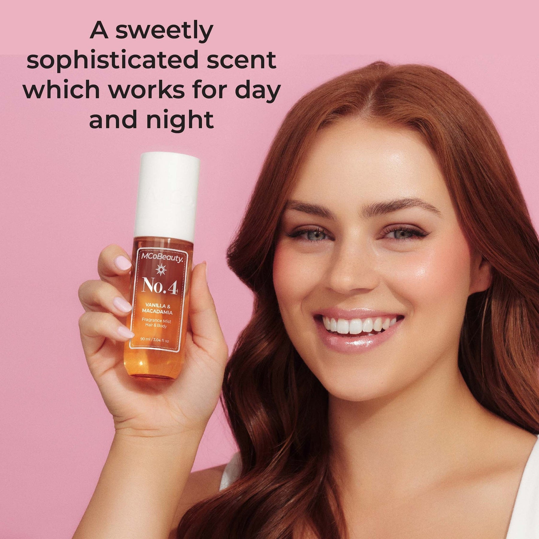 MCoBeauty MCoBeauty Fragrance Mist Hair & Body 90ml - No.4 Vanilla & Macadamia Fragrance