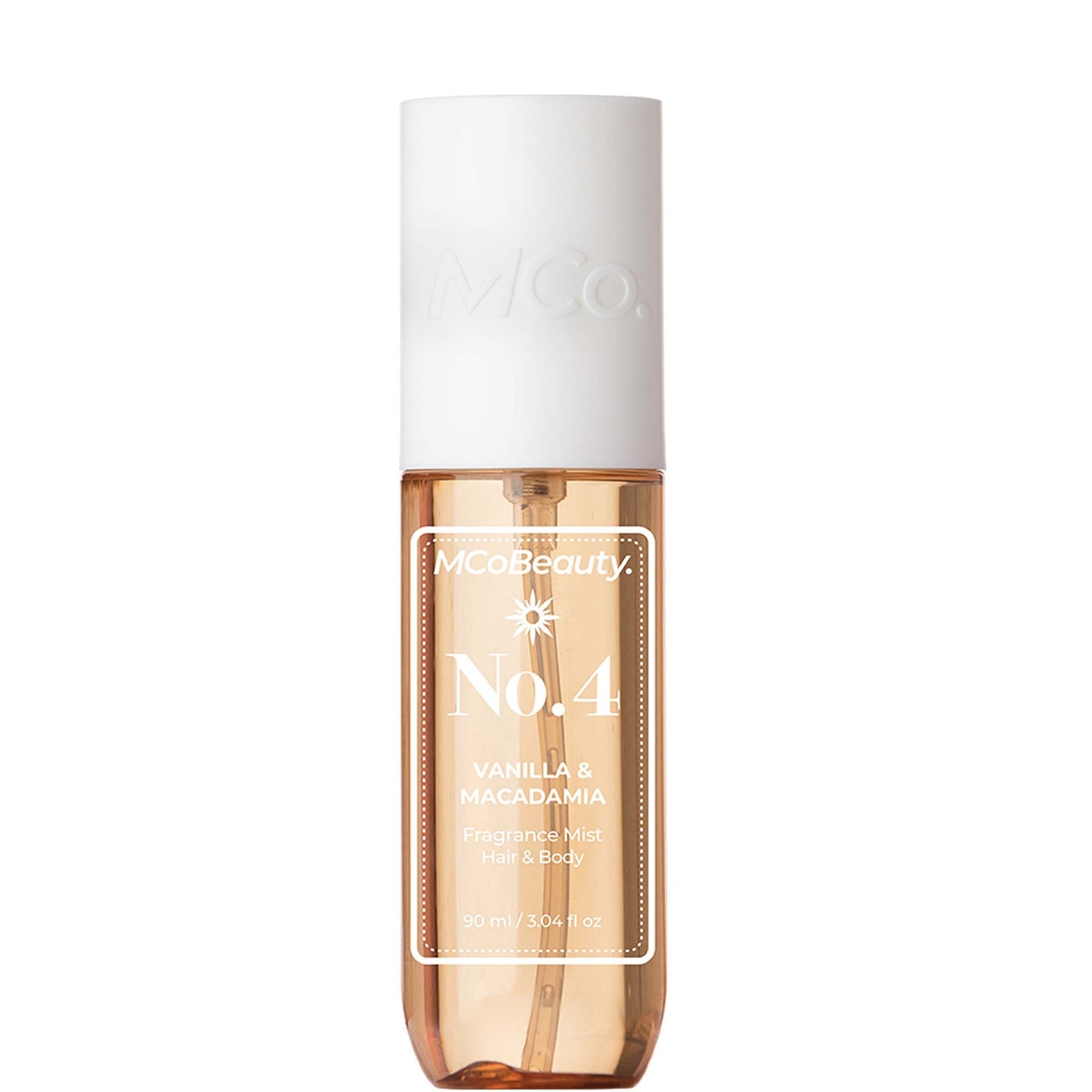 MCoBeauty MCoBeauty Fragrance Mist Hair & Body 90ml - No.4 Vanilla & Macadamia Fragrance
