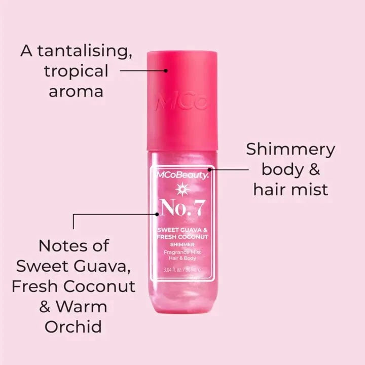 MCoBeauty MCoBeauty Fragrance Mist Hair & Body 90ml - No.7 Shimmer Fragrance