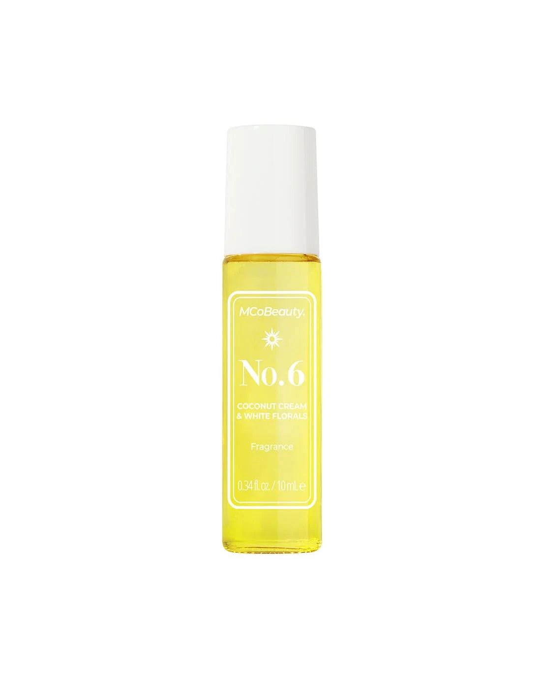 MCoBeauty No.6 Coconut Milk & White Florals MCoBeauty Roll-On Fragrance Hair & Body 10ml Fragrance