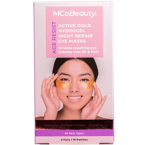 MCoBeauty MCoBeauty Age Resist Active Gold Hydrogel Night Repair Eye Patches Skin Care