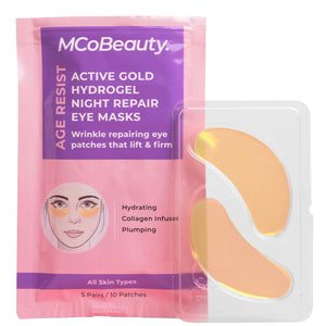 MCoBeauty MCoBeauty Age Resist Active Gold Hydrogel Night Repair Eye Patches Skin Care