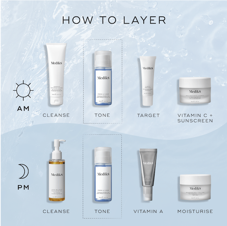 Medik8 Medik8 Press & Clear 150ml Refill Toners