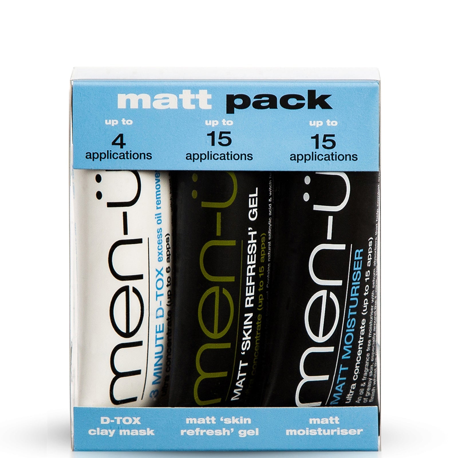 men-u men-ü Matt Pack (3 Products) Skin Care