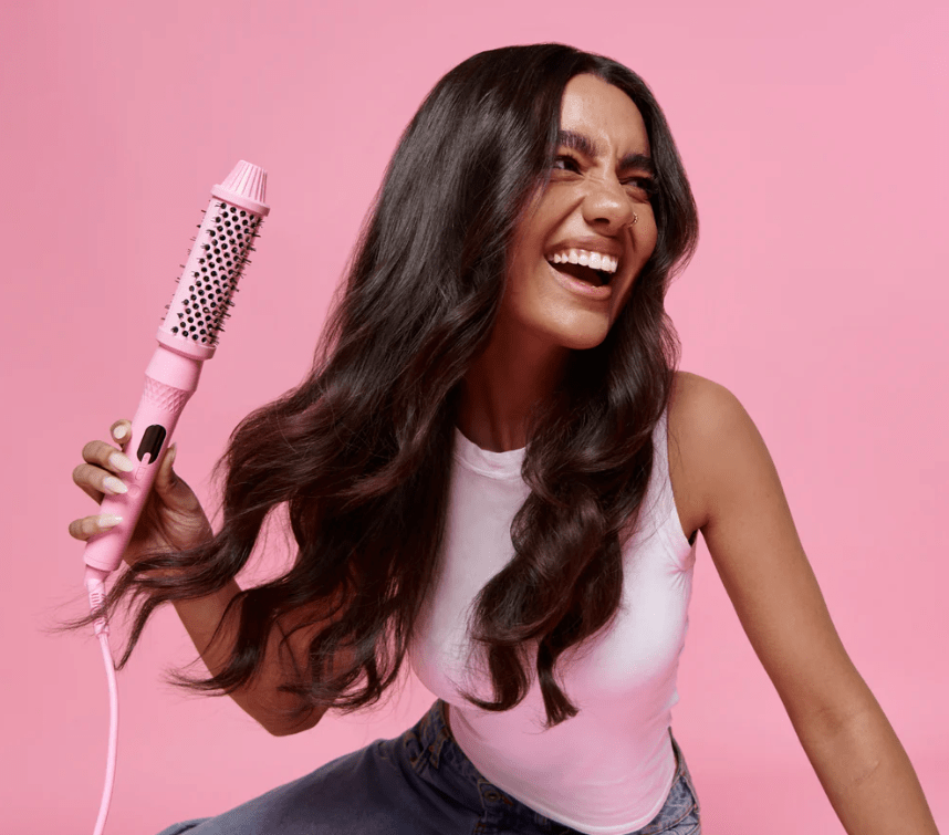 Mermade Hair Mermade Hair Infrared Thermal Brush - Pink Hair Styling Products