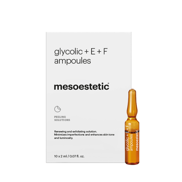 Mesoestetic Mesoestetic Glycolic Acid + E + F Ampoule 10x 2ml Skin Care
