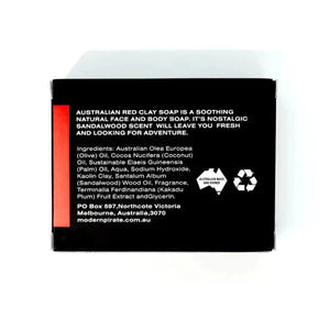 Modern Pirate Modern Pirate Australian Red Clay Soap 110gm Body Care