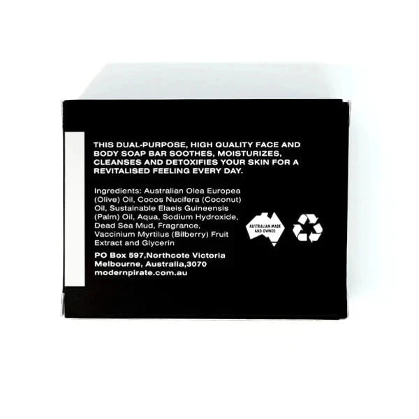 Modern Pirate Modern Pirate Dead Sea Mud Soap 110gm Body Care