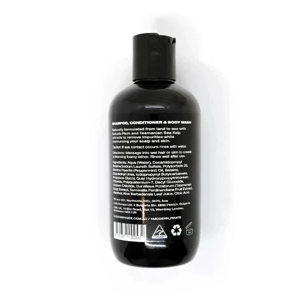 Modern Pirate Modern Pirate 3 in 1 Daily Wash 250ml Skin Care