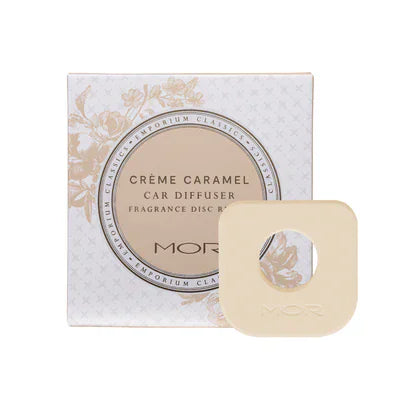 MOR MOR Emporium Classics Creme Caramel Car Diffuser - Fragrance Disc Refill Fragrance