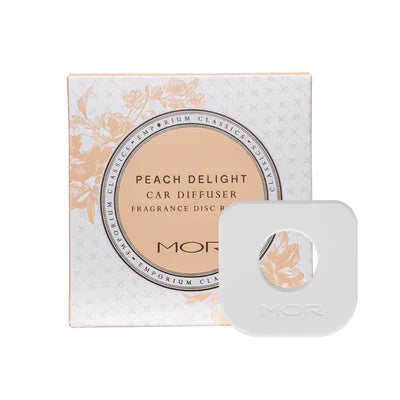MOR MOR Emporium Classics Peach Delight Car Diffuser - Fragrance Disc Refill Fragrance