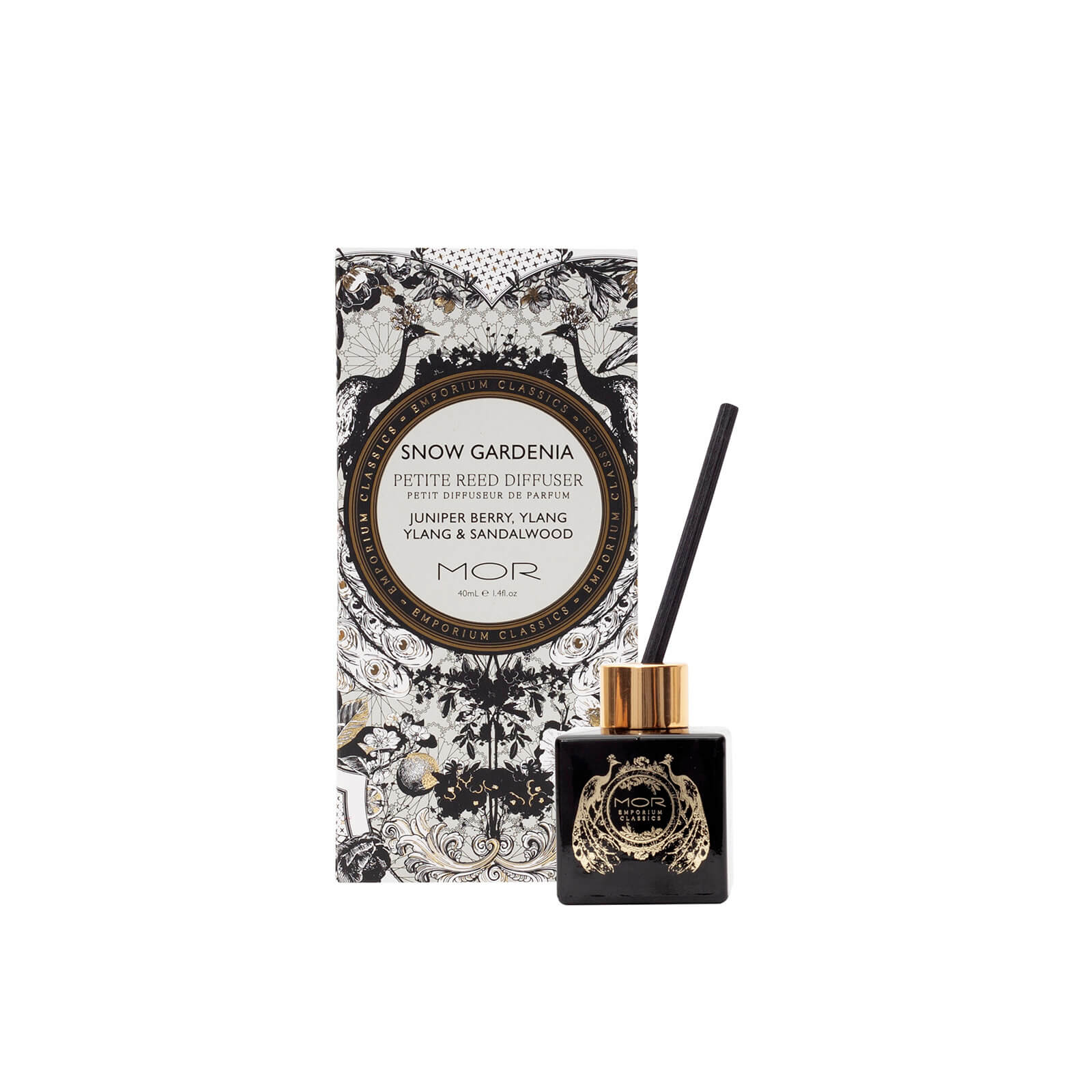 MOR MOR Emporium Classics Snow Gardenia Petite Reed Diffuser 40ml Fragrance