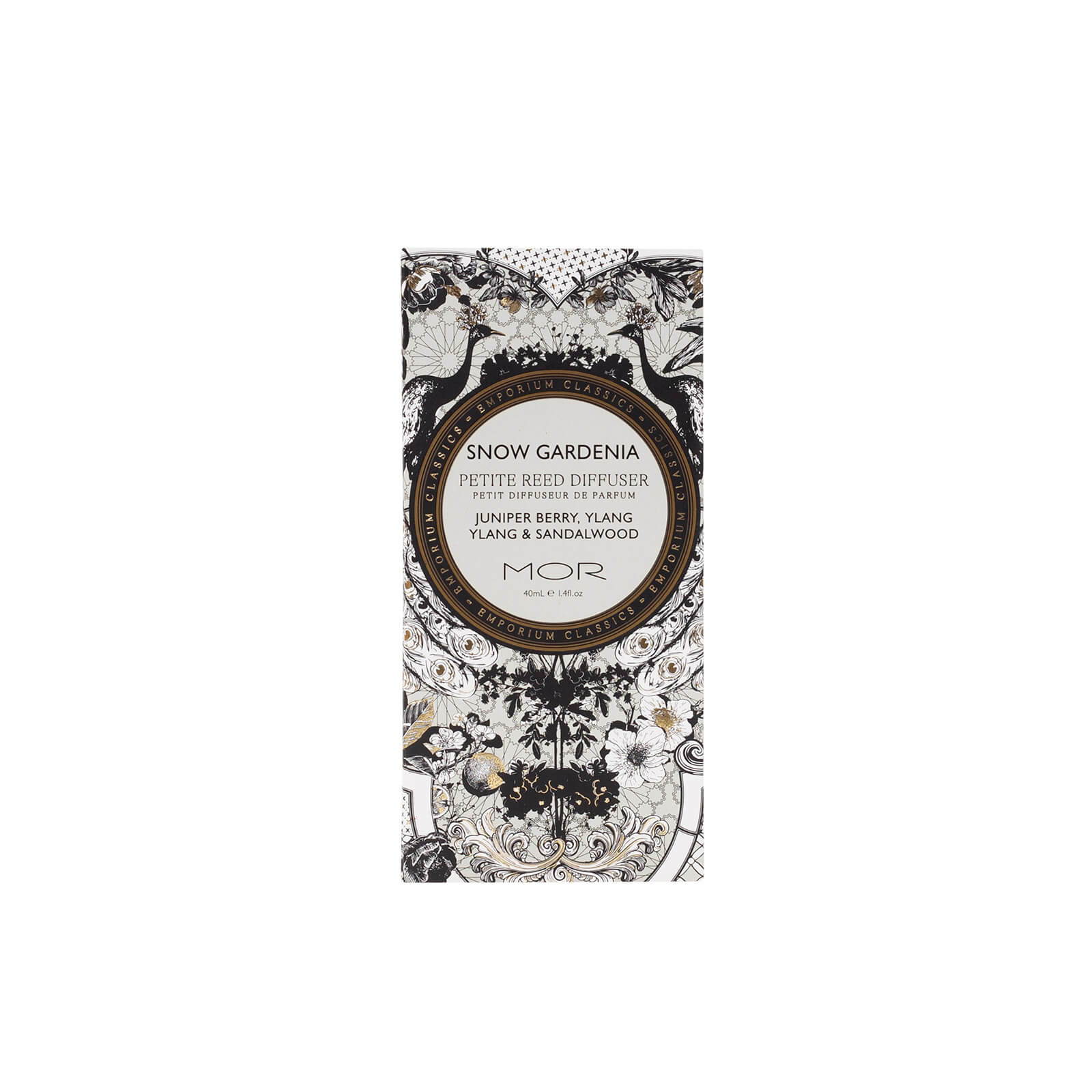 MOR MOR Emporium Classics Snow Gardenia Petite Reed Diffuser 40ml Fragrance