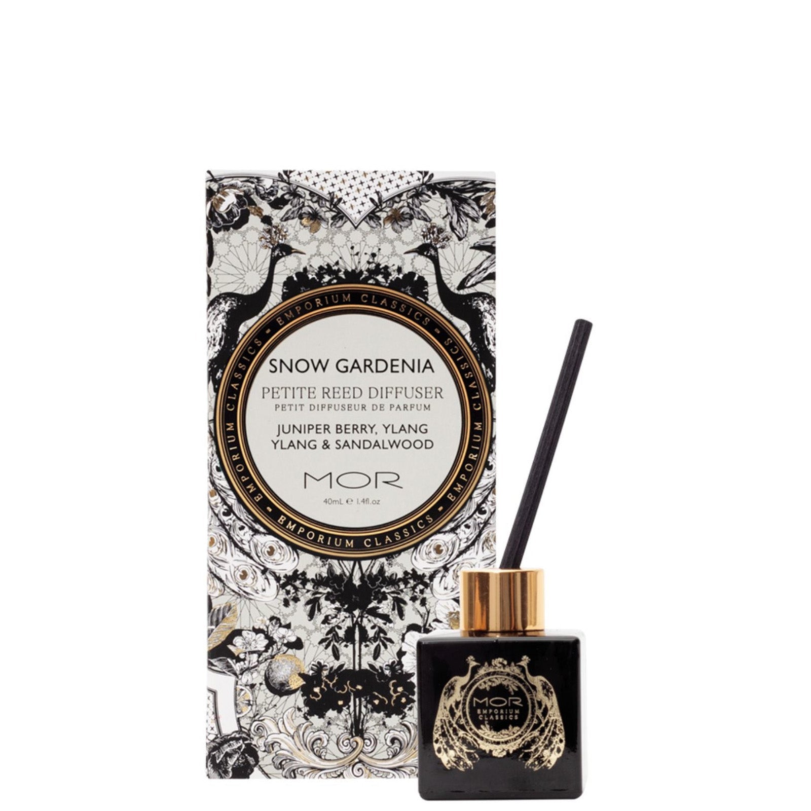 MOR MOR Emporium Classics Snow Gardenia Petite Reed Diffuser 40ml Fragrance
