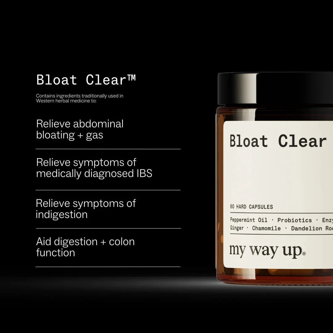 My Way Up My Way Up Bloat Clear 60 Hard Capsules supplements