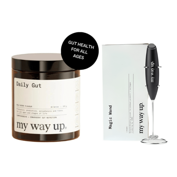 My Way Up My Way Up Daily Gut Nutrition 270g and Magic Hand Mixer Bundle supplements