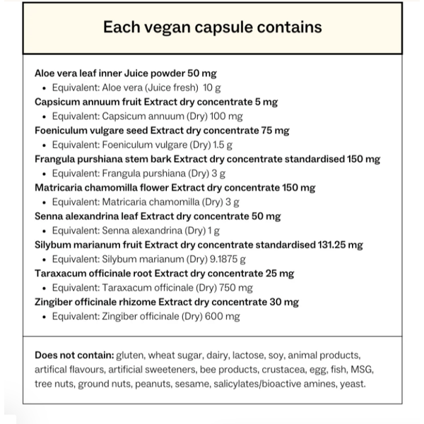My Way Up My Way Up Debloat Detox 30 Capsules supplements