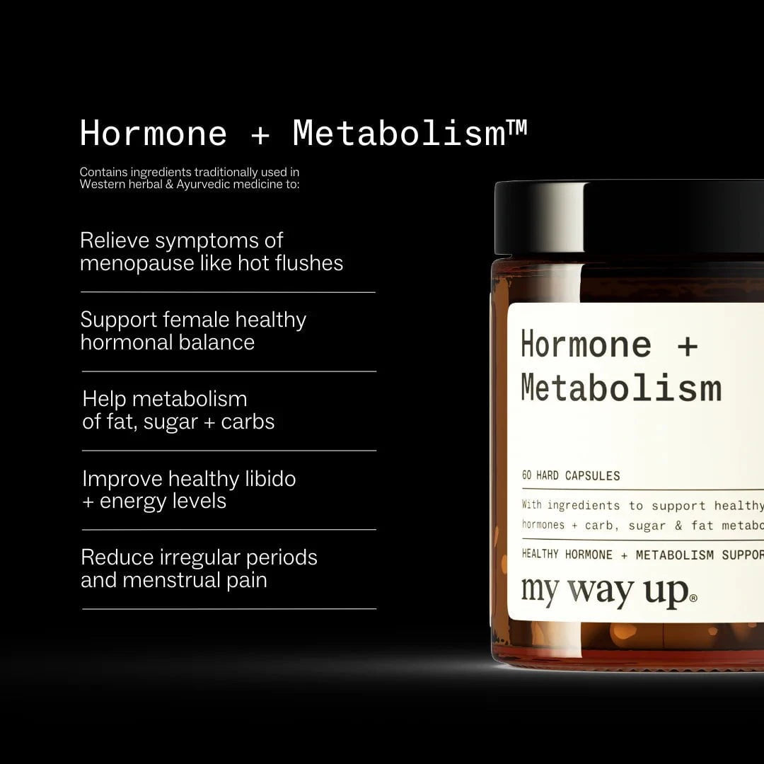 My Way Up My Way Up Hormone + Metabolism 60 Hard Capsules supplements