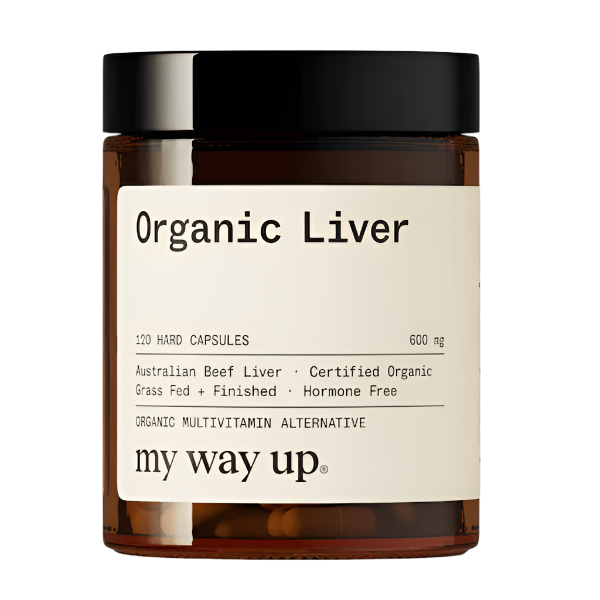 My Way Up My Way Up Organic Liver 120 Capsules supplements