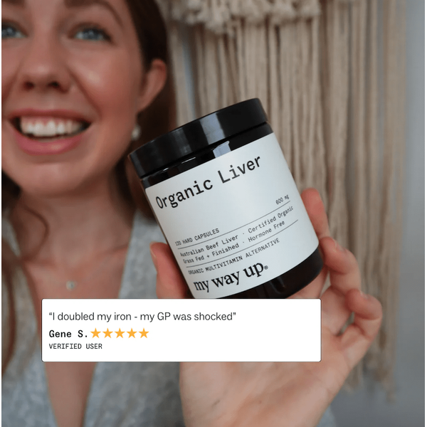 My Way Up My Way Up Organic Liver 120 Capsules supplements