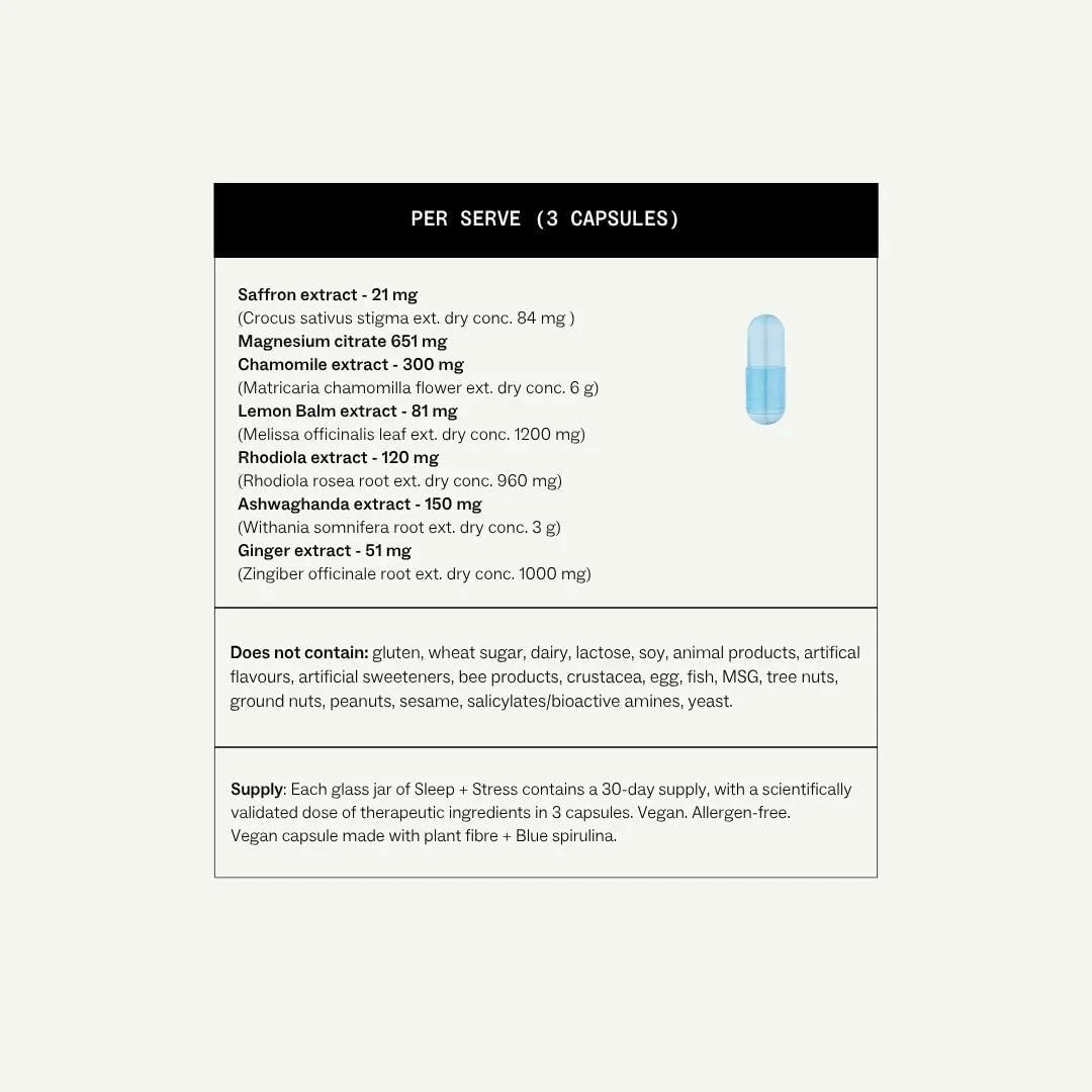 My Way Up My Way Up Sleep + Stress 90 Hard Capsules supplements