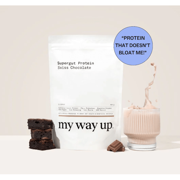 My Way Up My Way Up Supergut Protein - Swiss Chocolate 400g supplements
