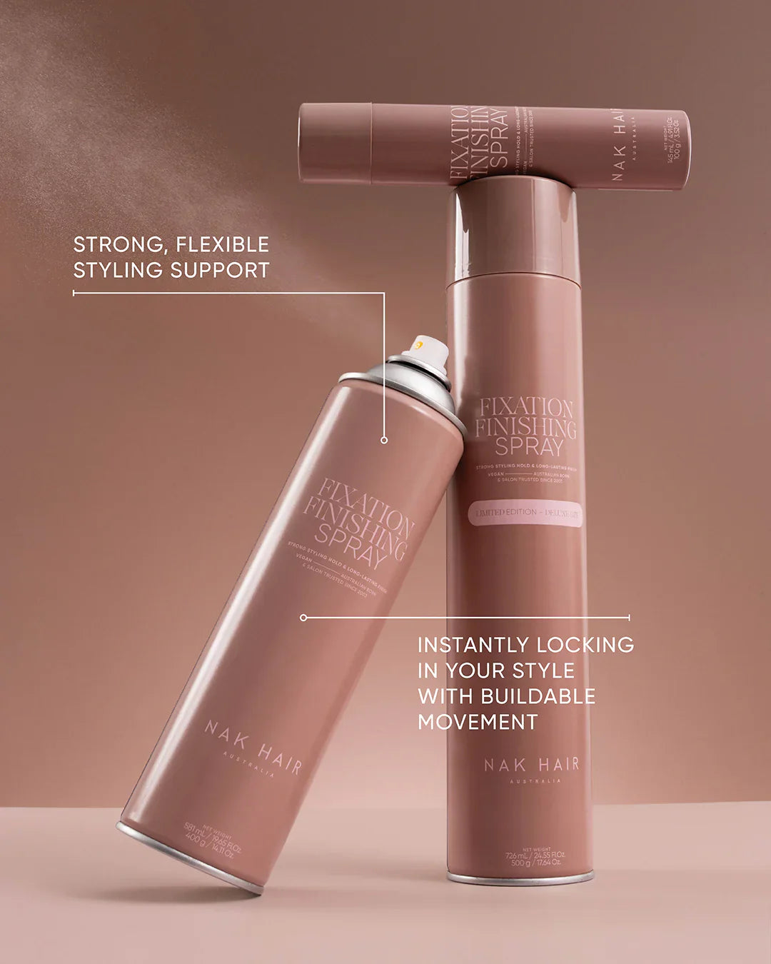 Nak NAK Fixation Finishing Spray 100g Hair Care
