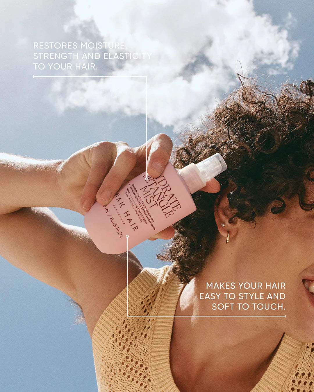 Nak NAK Hydrate Detangle Mist 250ml Hair Care