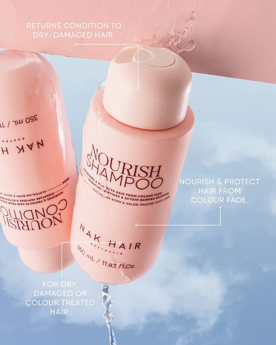 Nak NAK Nourish Shampoo 350ml Hair Care