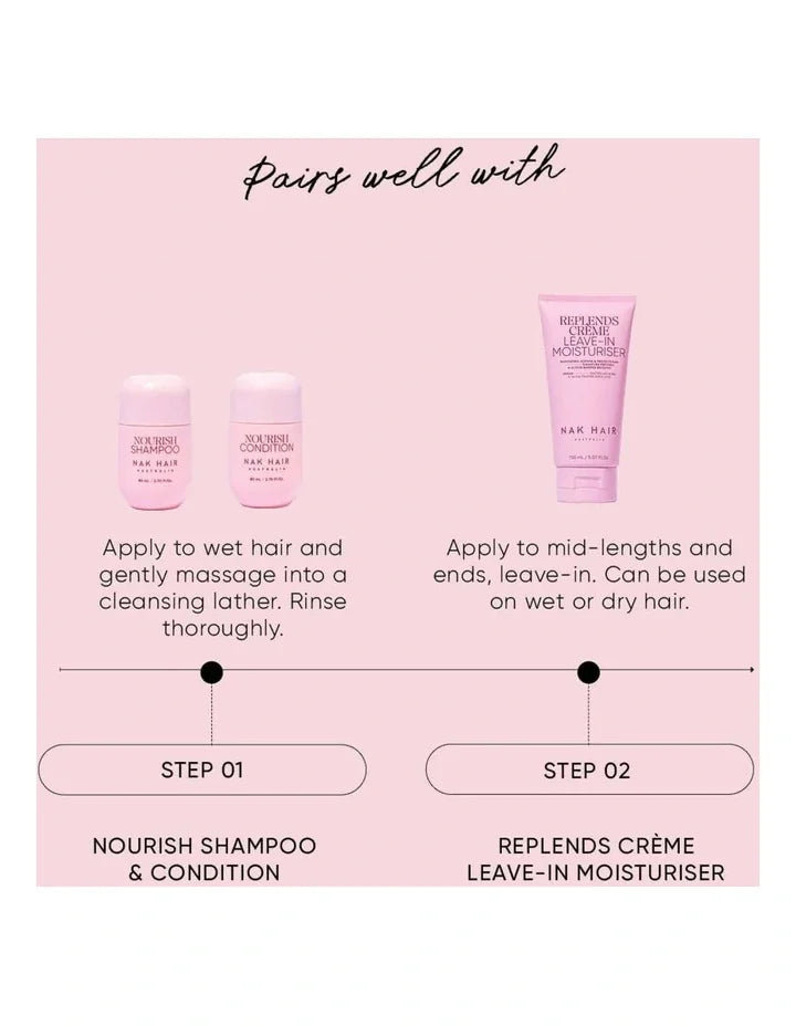 Nak NAK Nourish Shampoo 80ml Hair Care