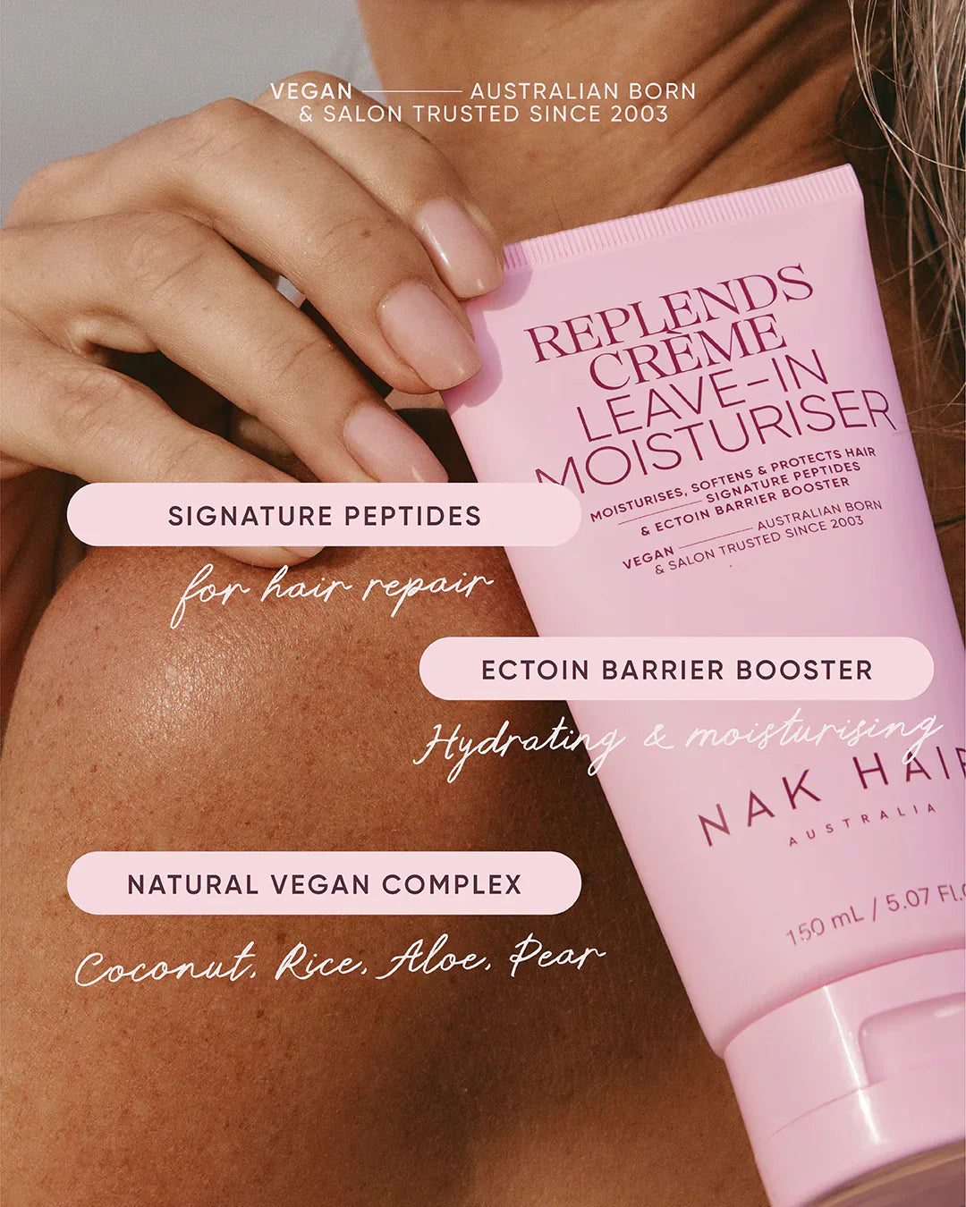 Nak NAK Replends Creme Leave-in Moisturiser 150ml Hair Care