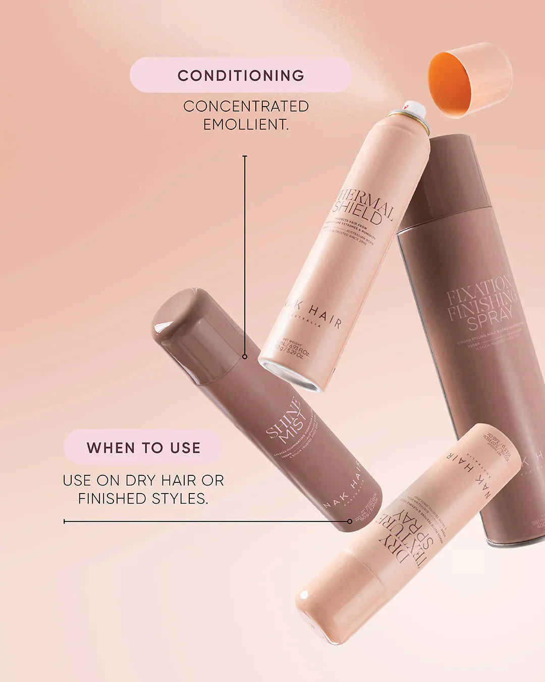 Nak NAK Shine Mist 150g Hair Care