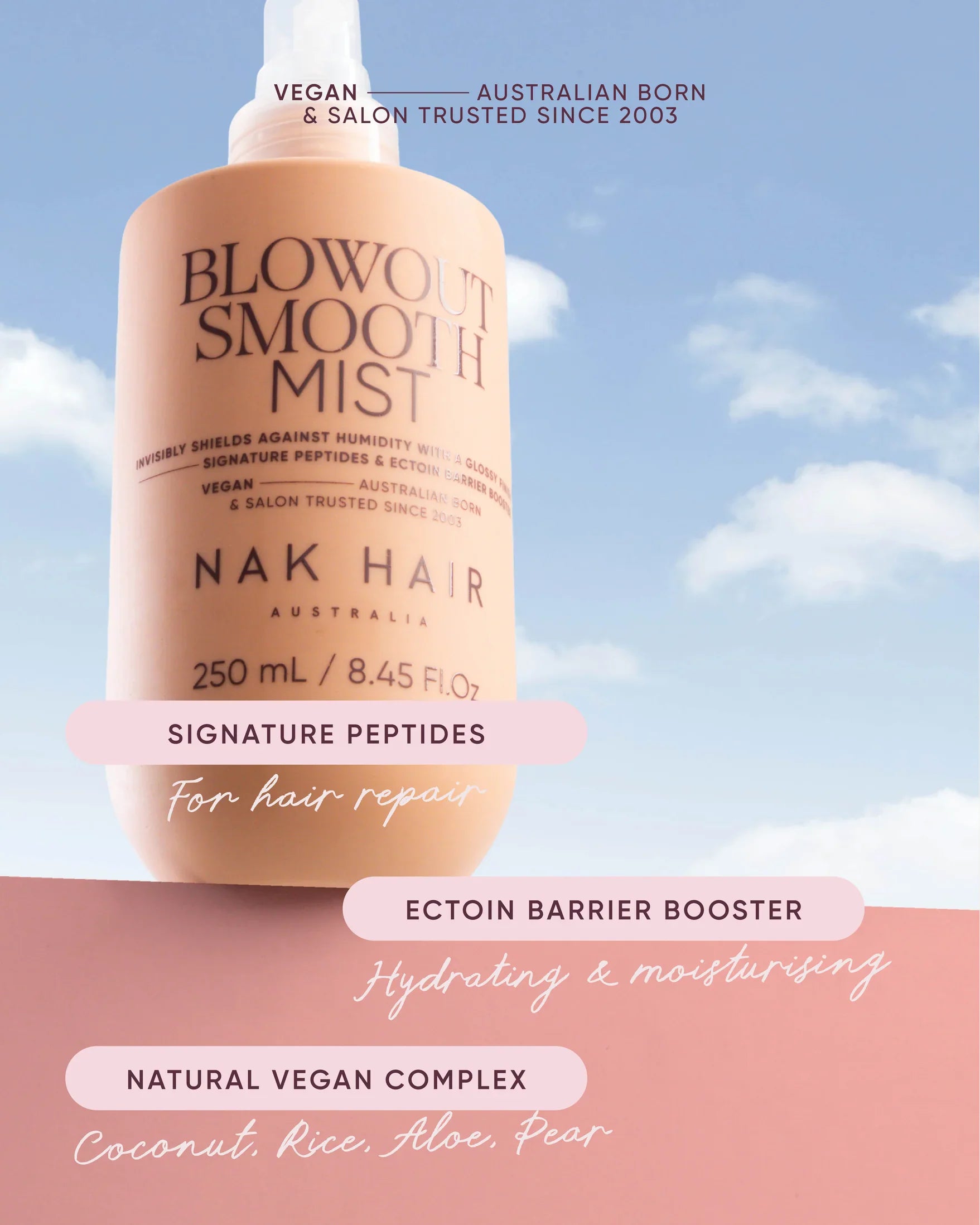 Nak NAK Signature Blowout Mist 250ml Hair Styling Products