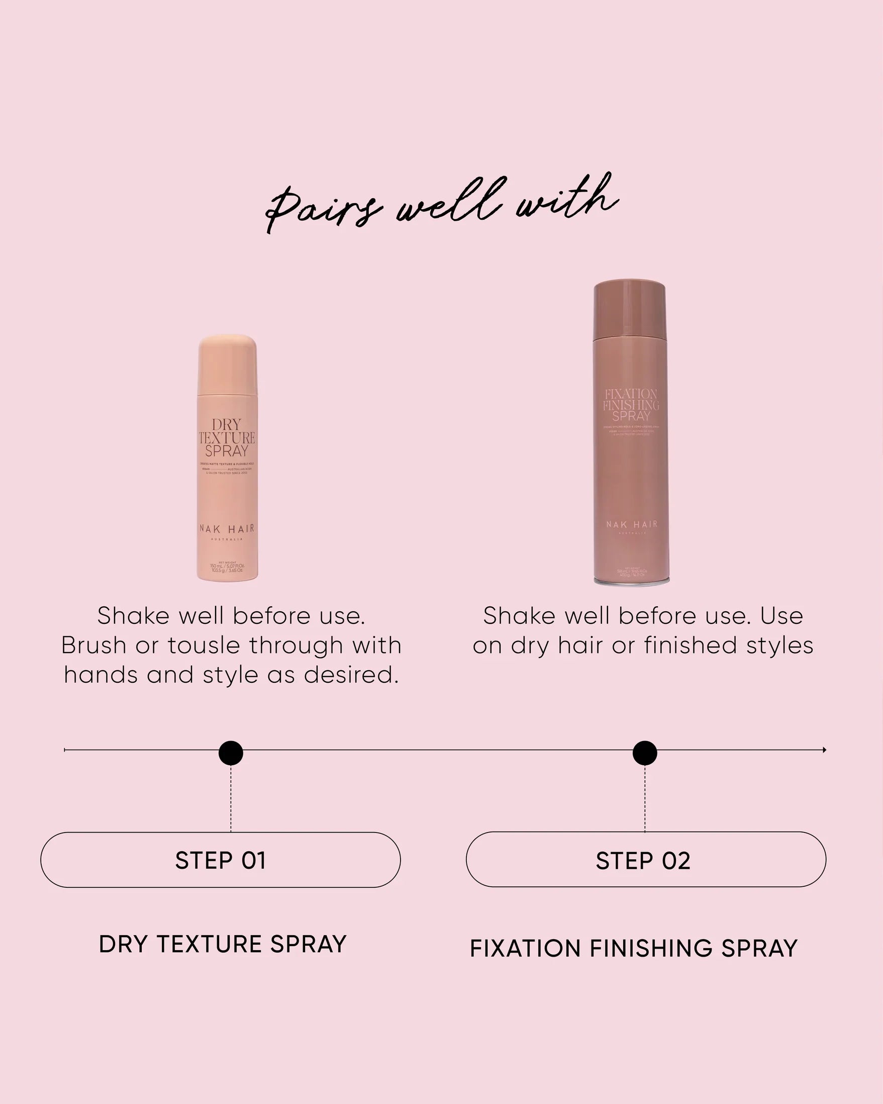Nak NAK Signature Dry Texture Spray 150g Hair Styling Products