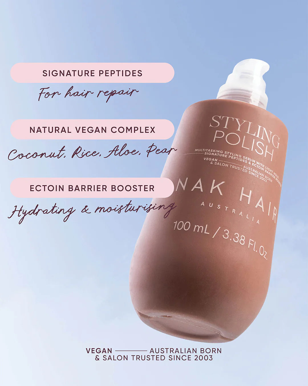 Nak NAK Signature Styling Polish 100ml Hair Styling Products