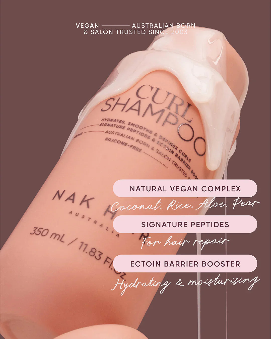 Nak NAK Signature Curl Shampoo 350ml Shampoo