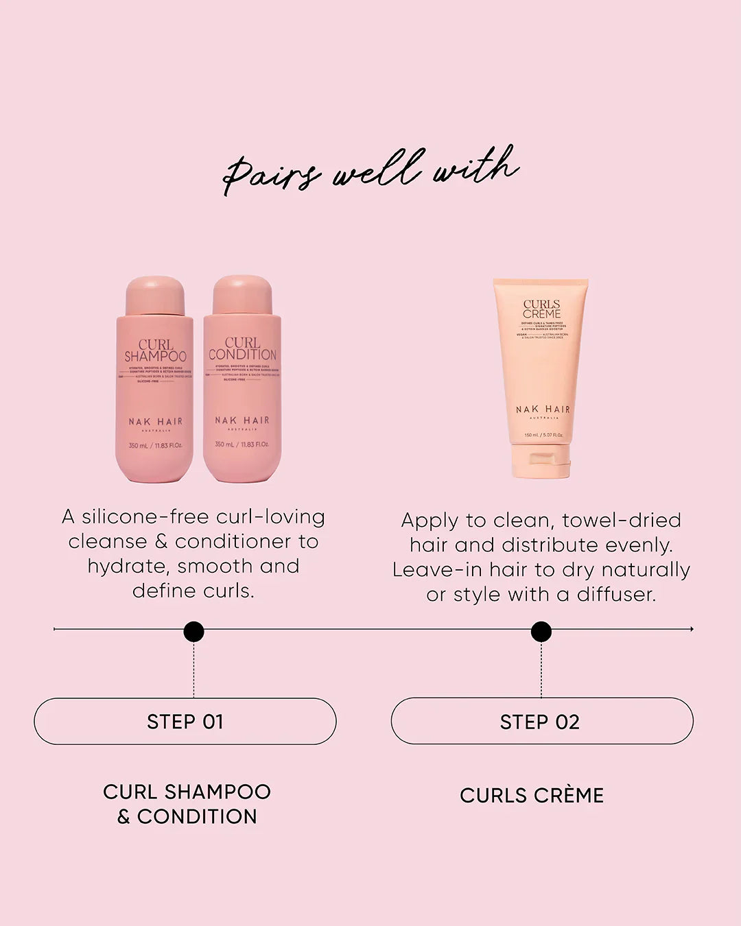 Nak NAK Signature Curl Shampoo 350ml Shampoo