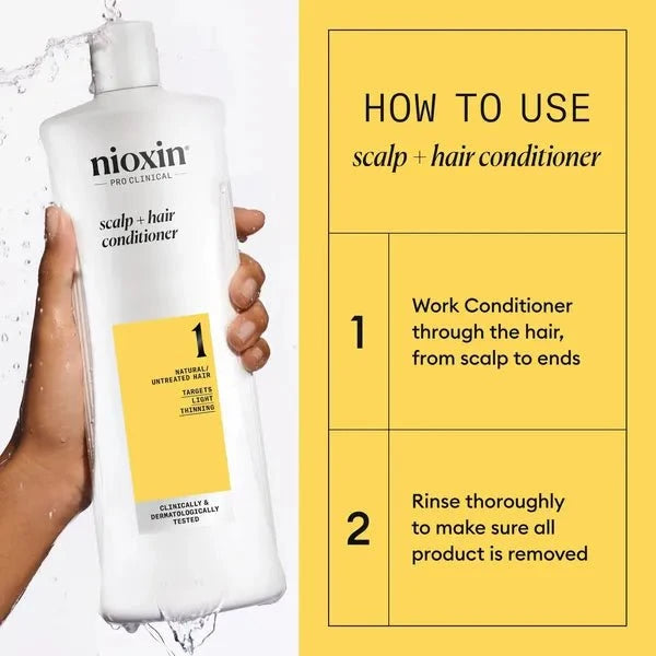 Nioxin Nioxin Scalp + Hair Thickening System 1 Conditioner 1L Conditioner