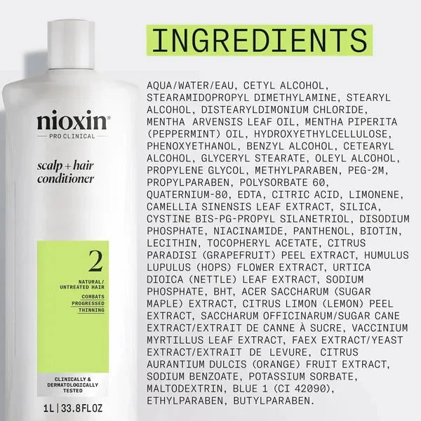 Nioxin Nioxin Scalp + Hair Thickening System 2 Conditioner 1L Conditioner