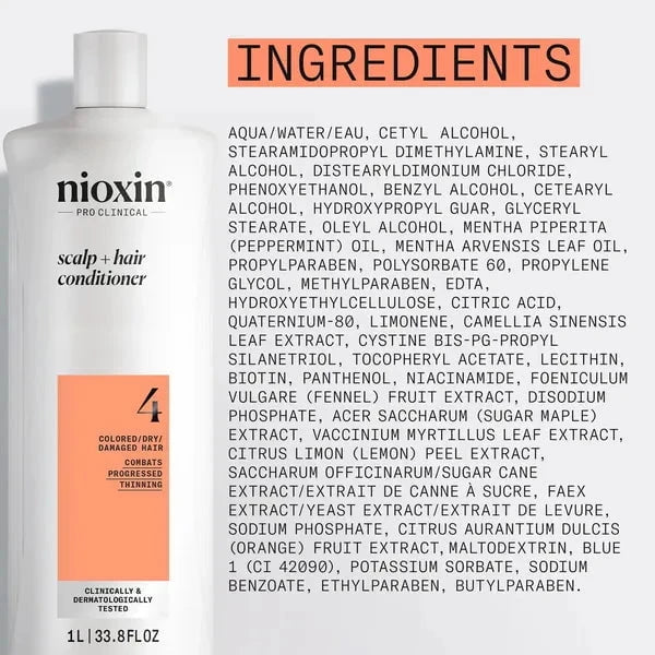 Nioxin Nioxin Scalp + Hair Thickening System 4 Conditioner 1L Conditioner