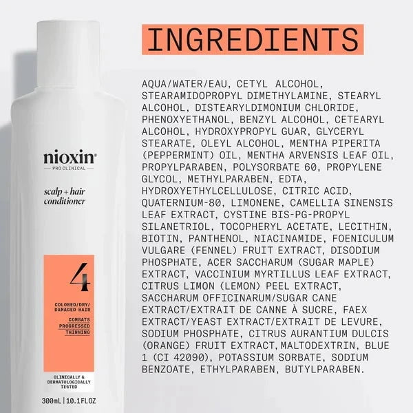 Nioxin Nioxin Scalp + Hair Thickening System 4 Conditioner 300ml Conditioner