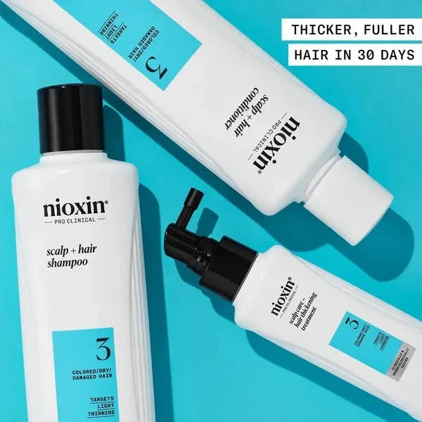 Nioxin Nioxin Scalp + Hair Thickening System 3 Full Size Kit Hair Care [Health and Beauty]