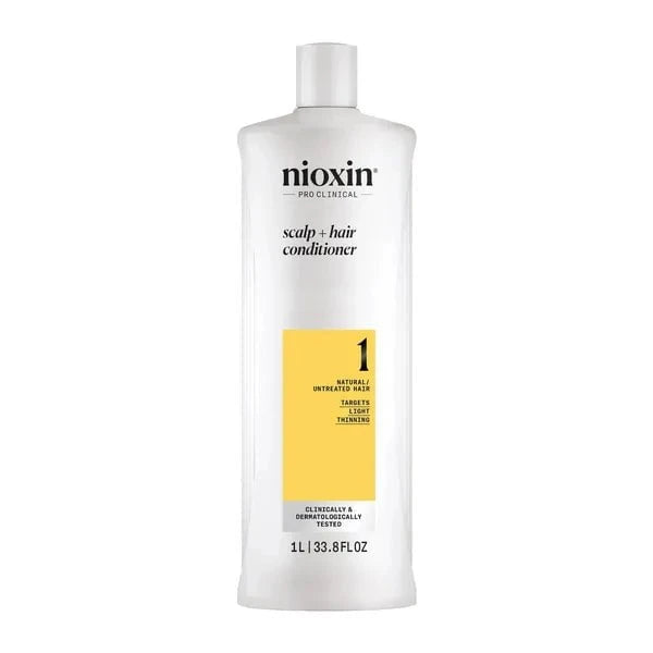 Nioxin Nioxin Scalp + Hair Thickening System 1 Shampoo + Conditioner 1L Duo Shampoo,Conditioner