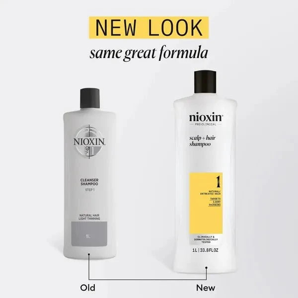 Nioxin Nioxin Scalp + Hair Thickening System 1 Shampoo + Conditioner 1L Duo Shampoo,Conditioner