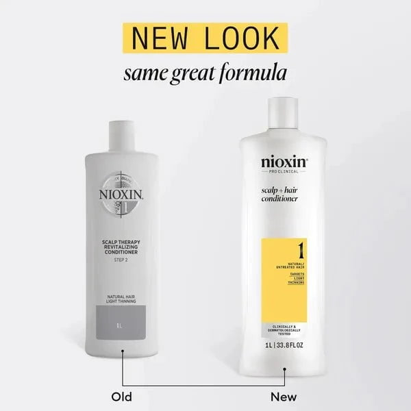 Nioxin Nioxin Scalp + Hair Thickening System 1 Shampoo + Conditioner 1L Duo Shampoo,Conditioner