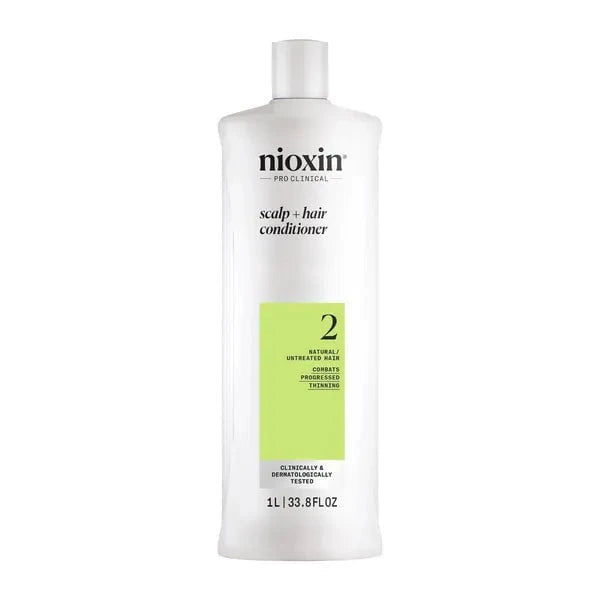 Nioxin Nioxin Scalp + Hair Thickening System 2 Shampoo + Conditioner 1L Duo Shampoo,Conditioner