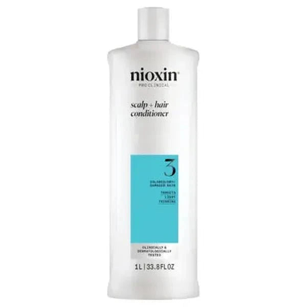 Nioxin Nioxin Scalp + Hair Thickening System 3 Shampoo + Conditioner 1L Duo Shampoo,Conditioner