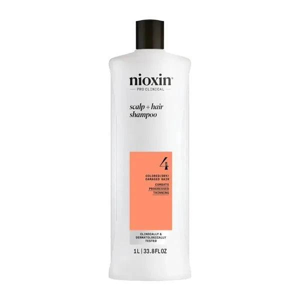 Nioxin Nioxin Scalp + Hair Thickening System 4 Shampoo + Conditioner 1L Duo Shampoo,Conditioner