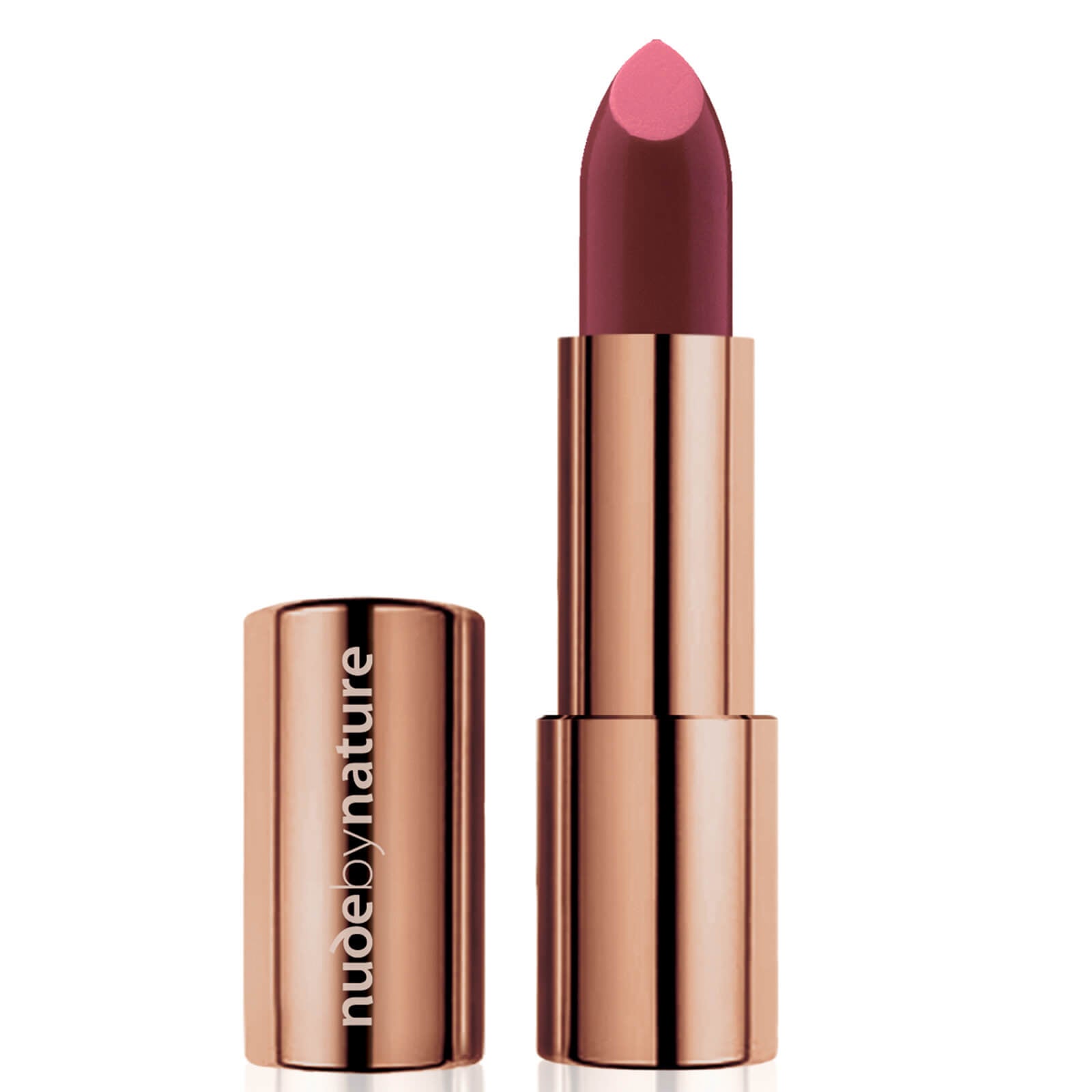 nude by nature 07 Deep Plum nude by nature Moisture Shine Lipstick 4g (Various Shades) Cosmetics